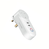 PD-WFPU2 WH | قابس واي فاي ذكي بمنفذي USB من بورودو لايف ستايل، المملكة المتحدة ١٦ أمبير | أبيض