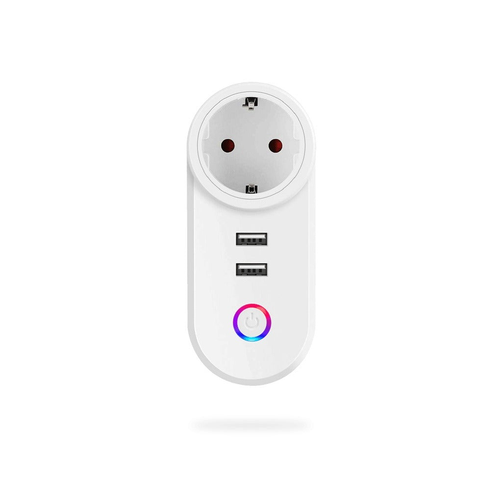 Porodo Smart Wi-Fi Plug with USB Charger