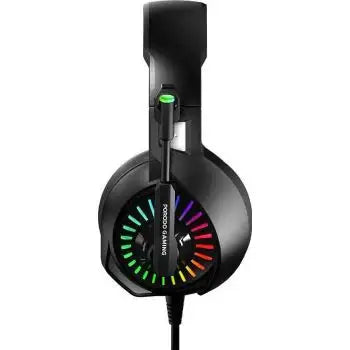 Porodo PDX410 E-Sports High Definition RGB Gaming Headphone - Black - GulfStore.com