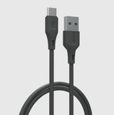 Porodo PD-U2CC-BKPorodo USB Cable Type-C Connector 3A Durable Fast Charge and Data Cable (2m 3A)Black - GulfStore.com