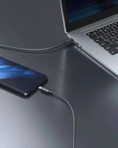 Porodo 3A PD USB-A to Type C PVC Cable 3M - Black - GulfStore.com