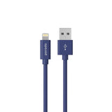 Porodo PVC Lightning Cable 1.2m Blue PD-CEL12-BLU - GulfStore.com