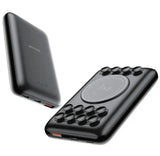 Porodo-PD-PBFCH012-BK Porodo 10000mAh Suction Power Bank With Type-C PD Input & Output Black - GulfStore.com
