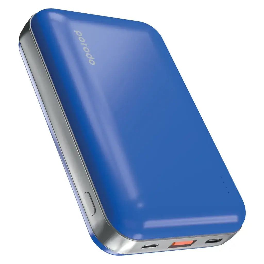Porodo Power Bank 20000mAh PD 20W with Lightning Input (PD-PBFCH010-NABU) - Navy Blue - GulfStore.com