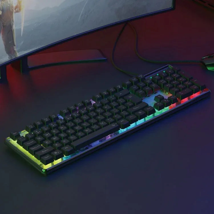 Porodo Gaming Lucid Gaming Keyboard PDX216-TP - Transparent/ Black
