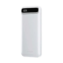 Porodo Power Bank 20000mAh with USB-A to USB-C Cable 30CM (PD-PBFCH020-WH) - White - GulfStore.com
