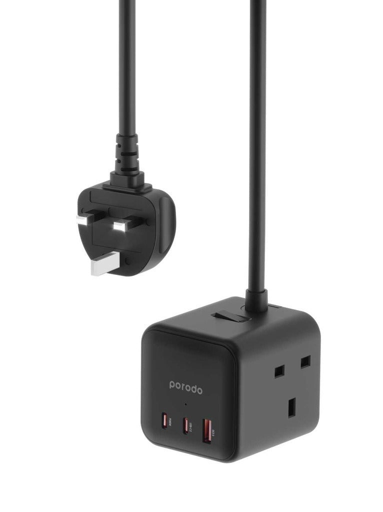 Porodo Multi-Port GaN Power Cube Charger