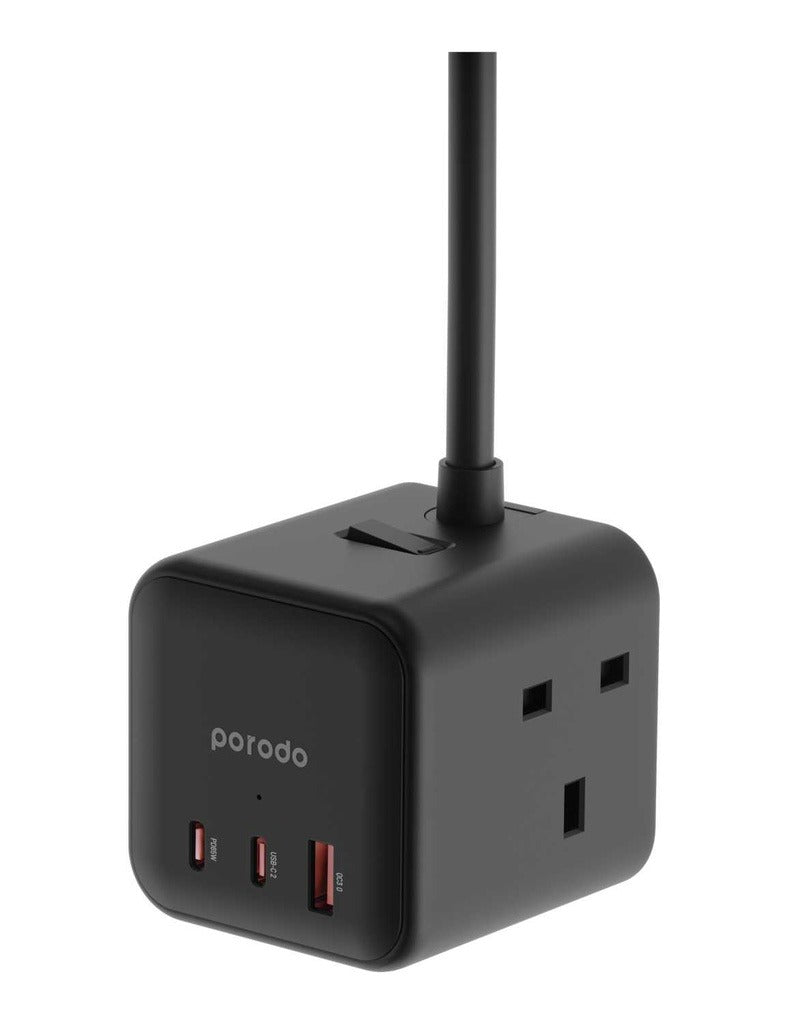 Porodo Multi-Port GaN Power Cube Charger