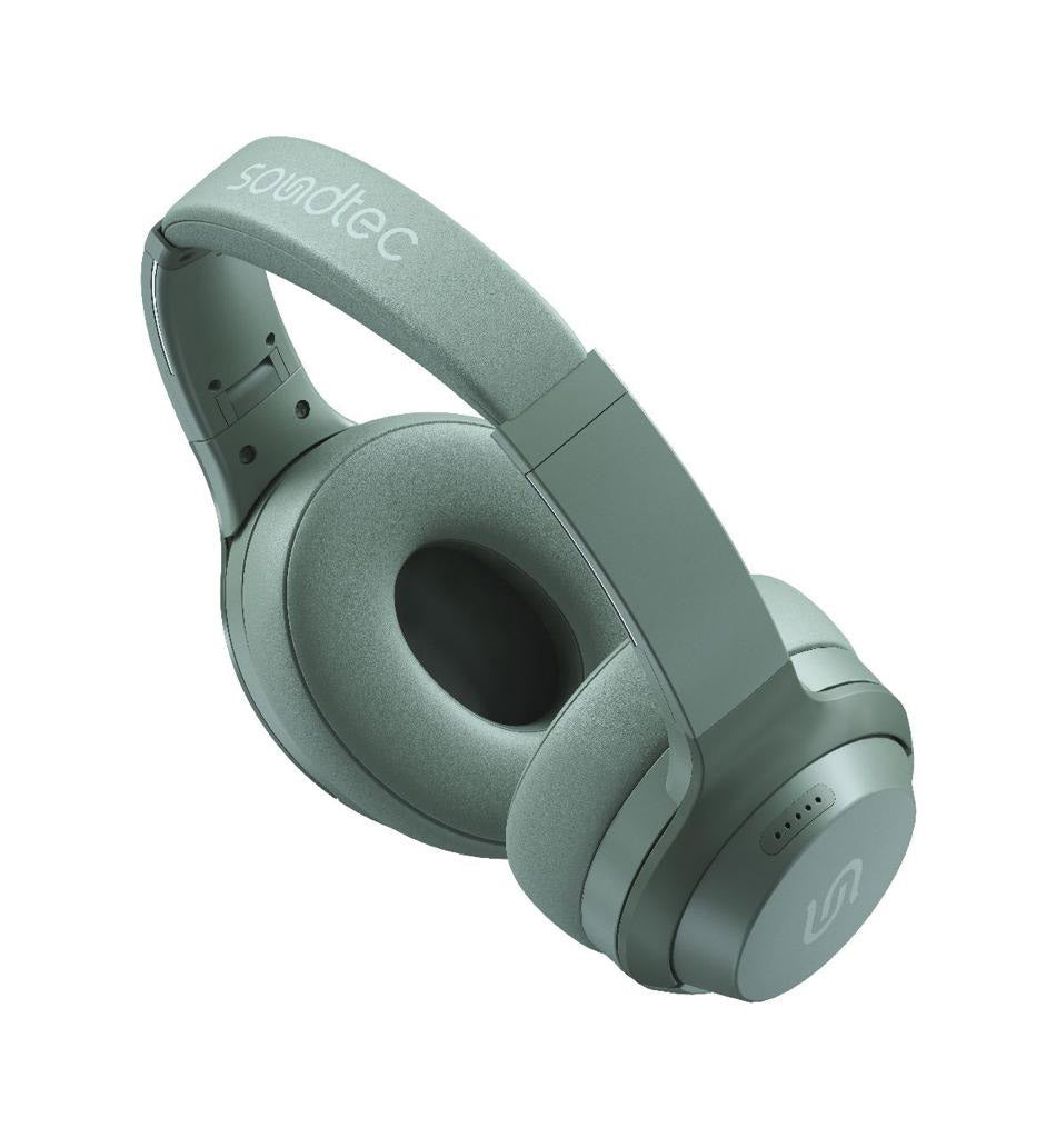 Porodo Soundtec Eclipse Wireless Over-Ear Headphone (PD-STWLEP011-GR) - Green