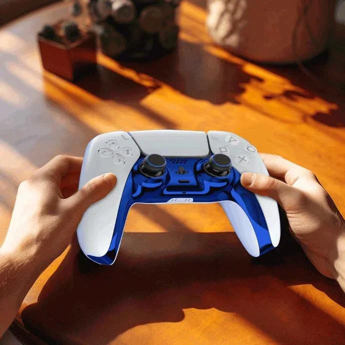 Porodo Gaming PS5 Controller Decorative Panel combo - Blue + Gold