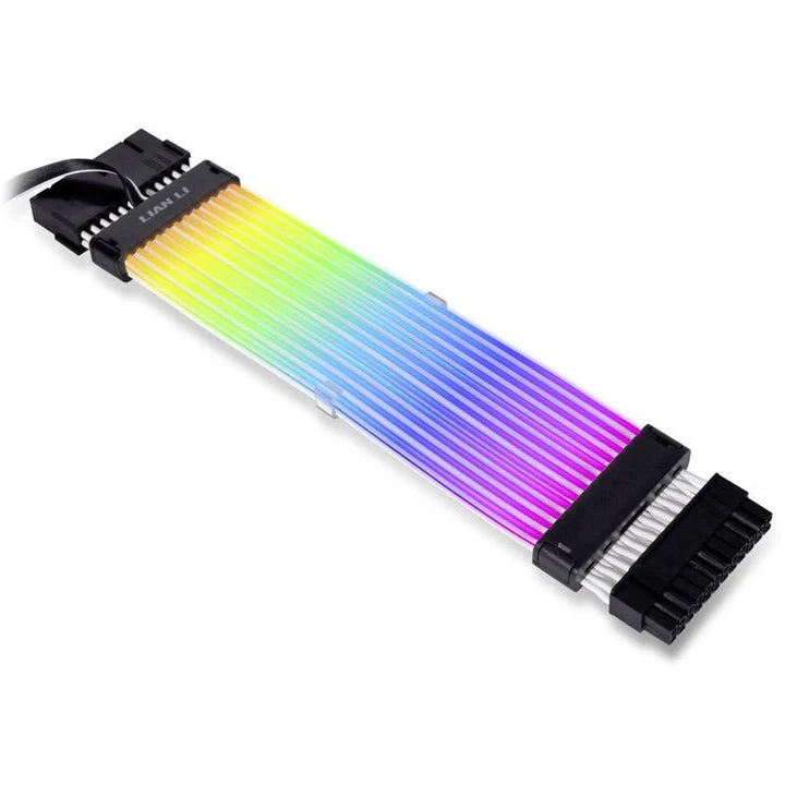 LIAN LI Strimer Plus V2 24 Pin Addressable RGB Power Extension Cable with L-Connect 3 Controller