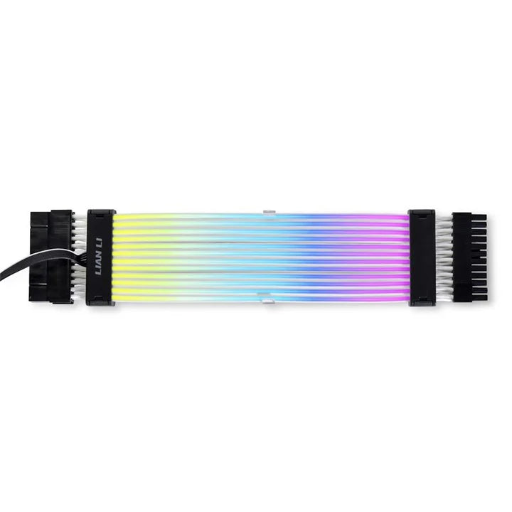 كابل تمديد الطاقة LIAN LI Strimer Plus V2 24 Pin Addressable RGB مع وحدة تحكم L-Connect 3 