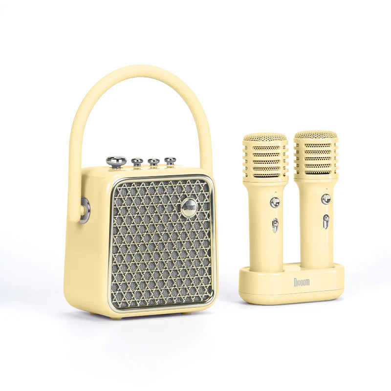 Divoom SongBird SE Portable Bluetooth
Speaker With Dual Microphone Karaoke
Function - Yellow