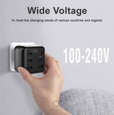 BRAVE 6 Ports Smart Power Adapter