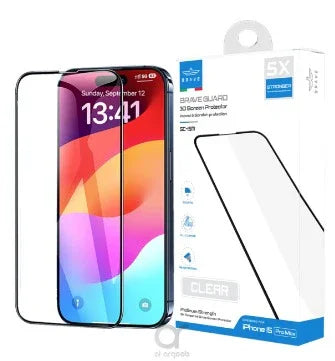 Brave Clear Screen Protector for iPhone 15 Pro Max, Impact & Scratch Protection SC-15M