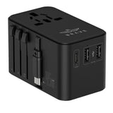 Brave Universal Travel Adapter, GaN3 Fast Charger 45W with Type-C – Black BTC-34