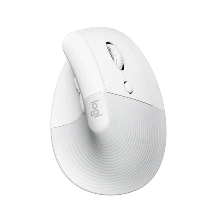 Logitech LIFT Vertical Ergonomic W/L & BT Mouse -Pale Grey