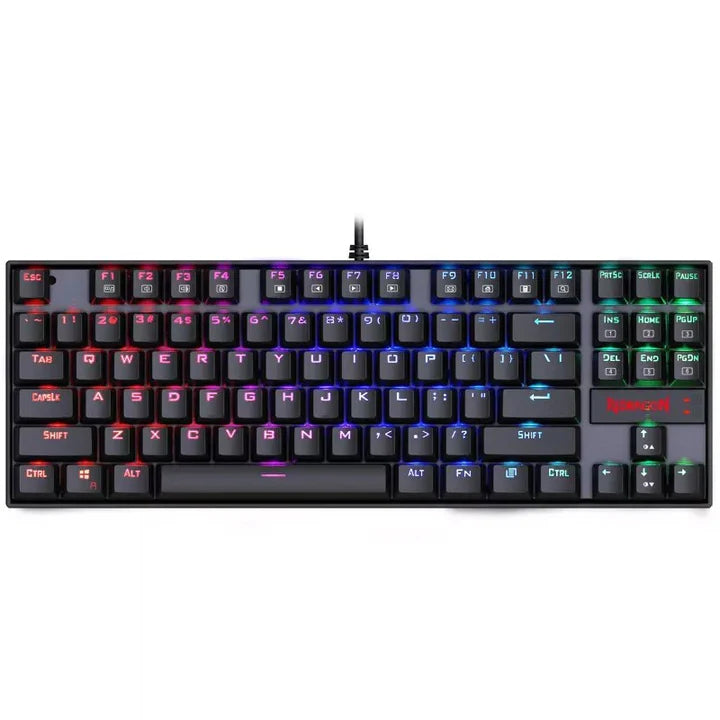 Redragon KUMARA K552 RGB-1 TKL Tenkeyless Wired Mechanical Gaming Keyboard - Black