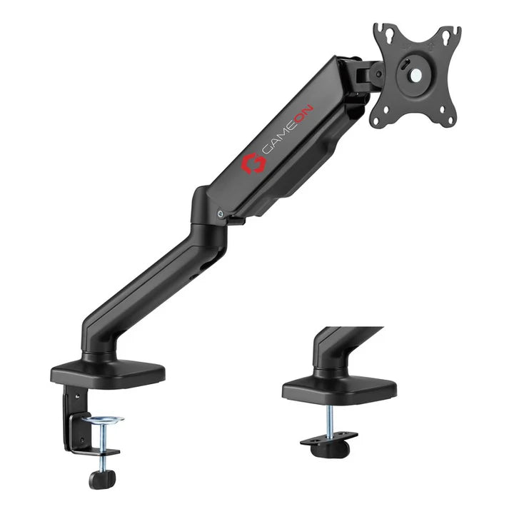 GAMEON GO-5336 Single Monitor Arm, Stand And Mount For Gaming And Office Use, 17