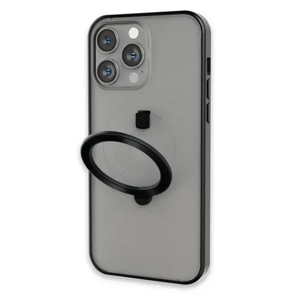 Levelo For iPhone 14 Pro Max MagSafe Ringo MultiFunctional Kickstand Case LVLMAGRINGO14PM-BK - Black - GulfStore.com