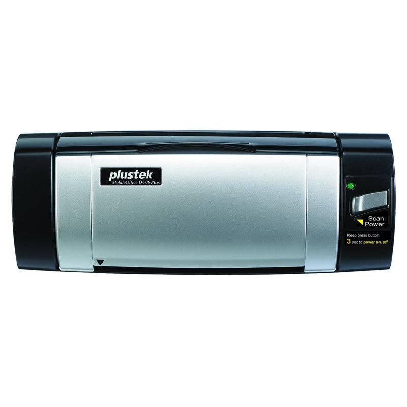 Plustek MobileOffice D600 Plus - 2.2 ثانية/صفحة / 600 نقطة في البوصة / A6 / USB / ماسح ضوئي محمول مزدوج الوجهين