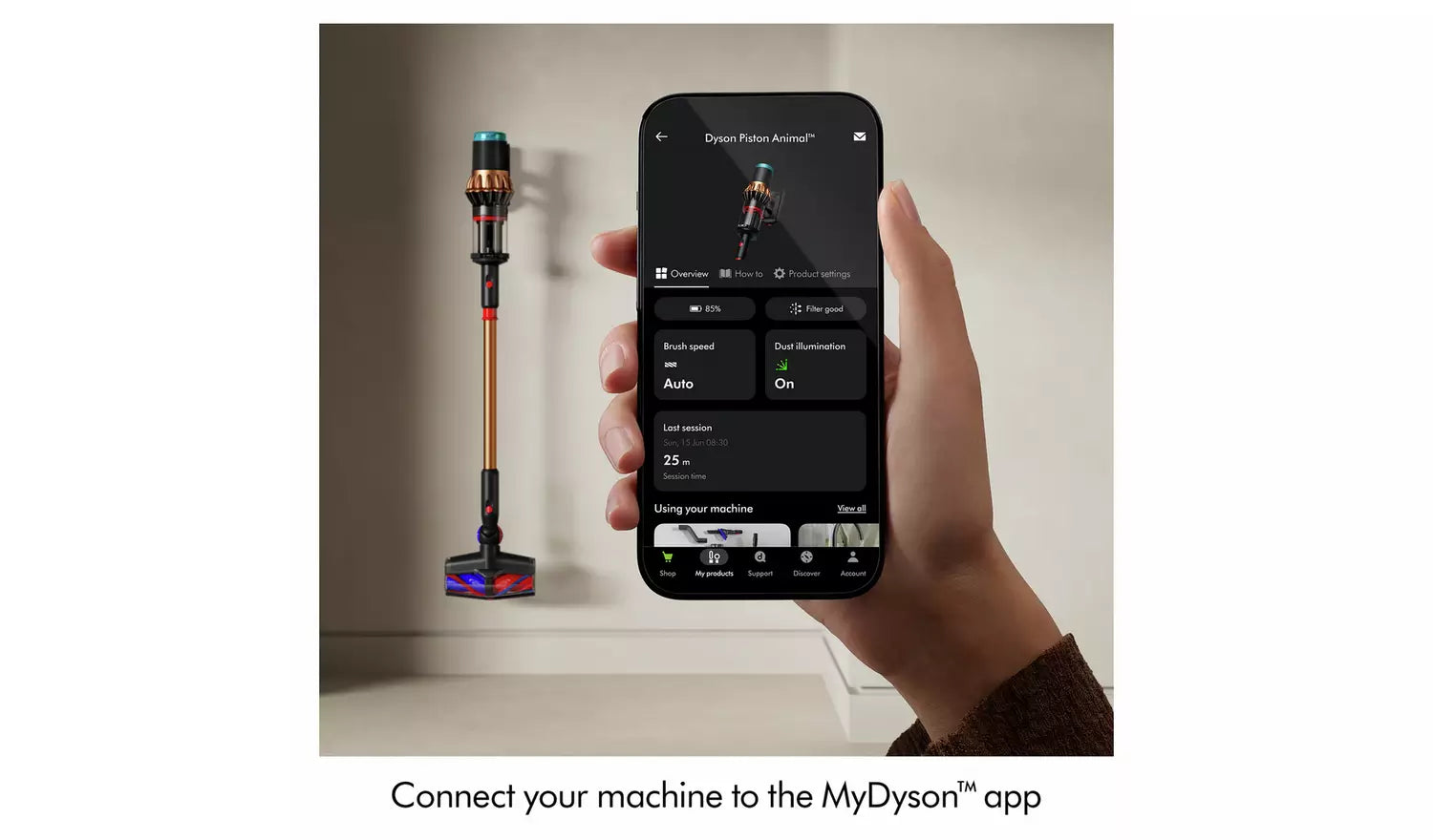 Dyson V16 Piston Animal cordless vacuum Matte black/Copper - GulfStore.com