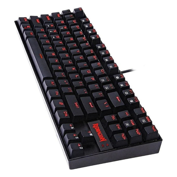 Redragon KUMARA Mechanical Wired Mechanical Gaming Keyboard (Red Switch) - White