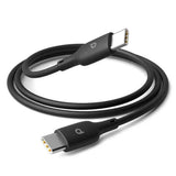 Porodo Blue PVC Type-C to Type-C 60W Durable Fast Charge & Data Cable 1m/3.2ft Black PB-UC1MCC-BK - GulfStore.com