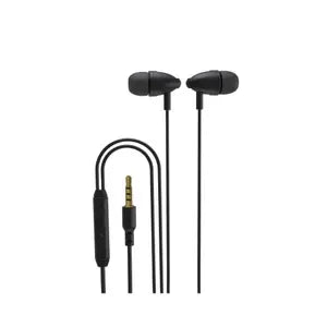 Porodo Blue Stereo EarPhone With Aux Connector 1.2m/3.5mm-Black