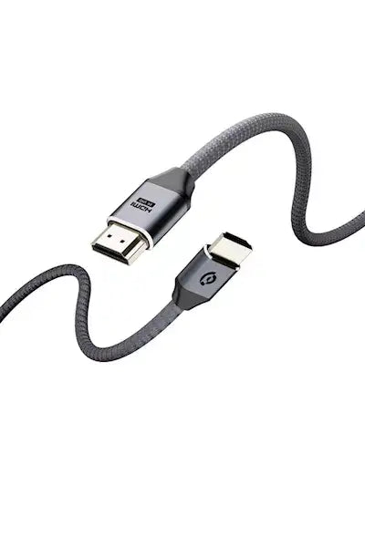 POWEROLOGY 8K HDMI BRAIDED CABLE 3M , GRAY PWHDC3M-GY - GulfStore.com