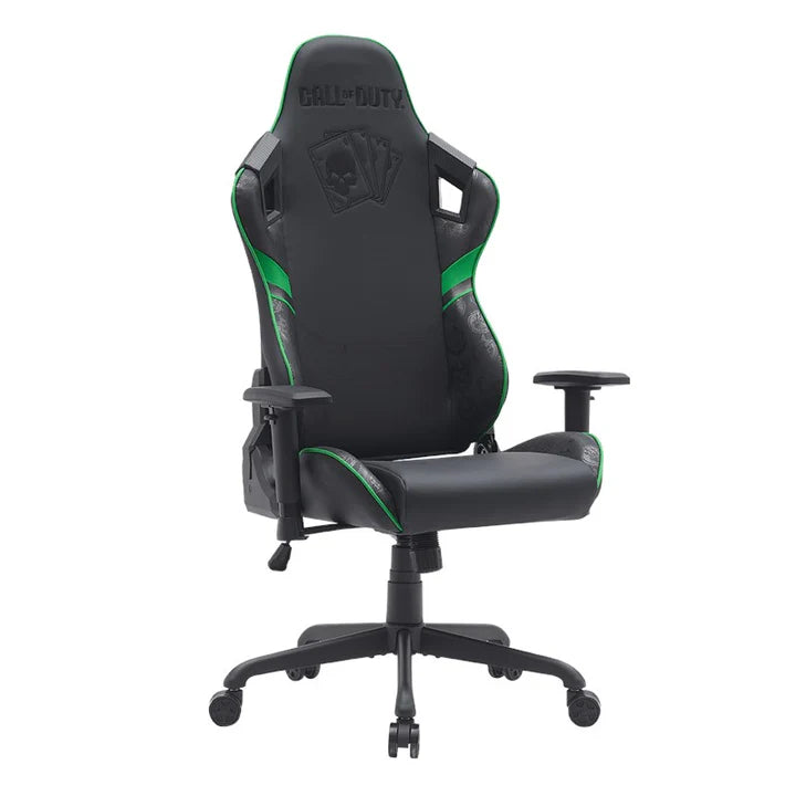 Call Of Duty (COD) Gaming Chair With Adjustable 4D Armrest & Metal Base - Green/Black