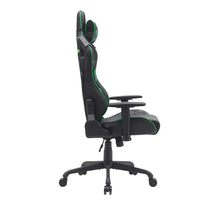 Call Of Duty (COD) Gaming Chair With Adjustable 4D Armrest & Metal Base - Green/Black