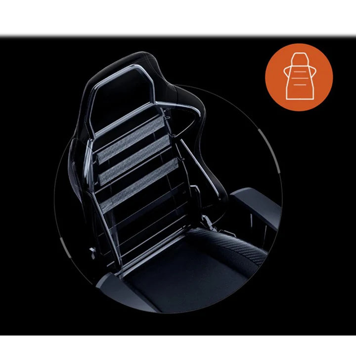 Andaseat Luna series Gaming Chair Large - Black/orange