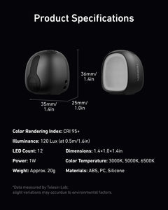 Telesin Mini Fill Light-Dual Light Kit for Pocket 4/ 4P
