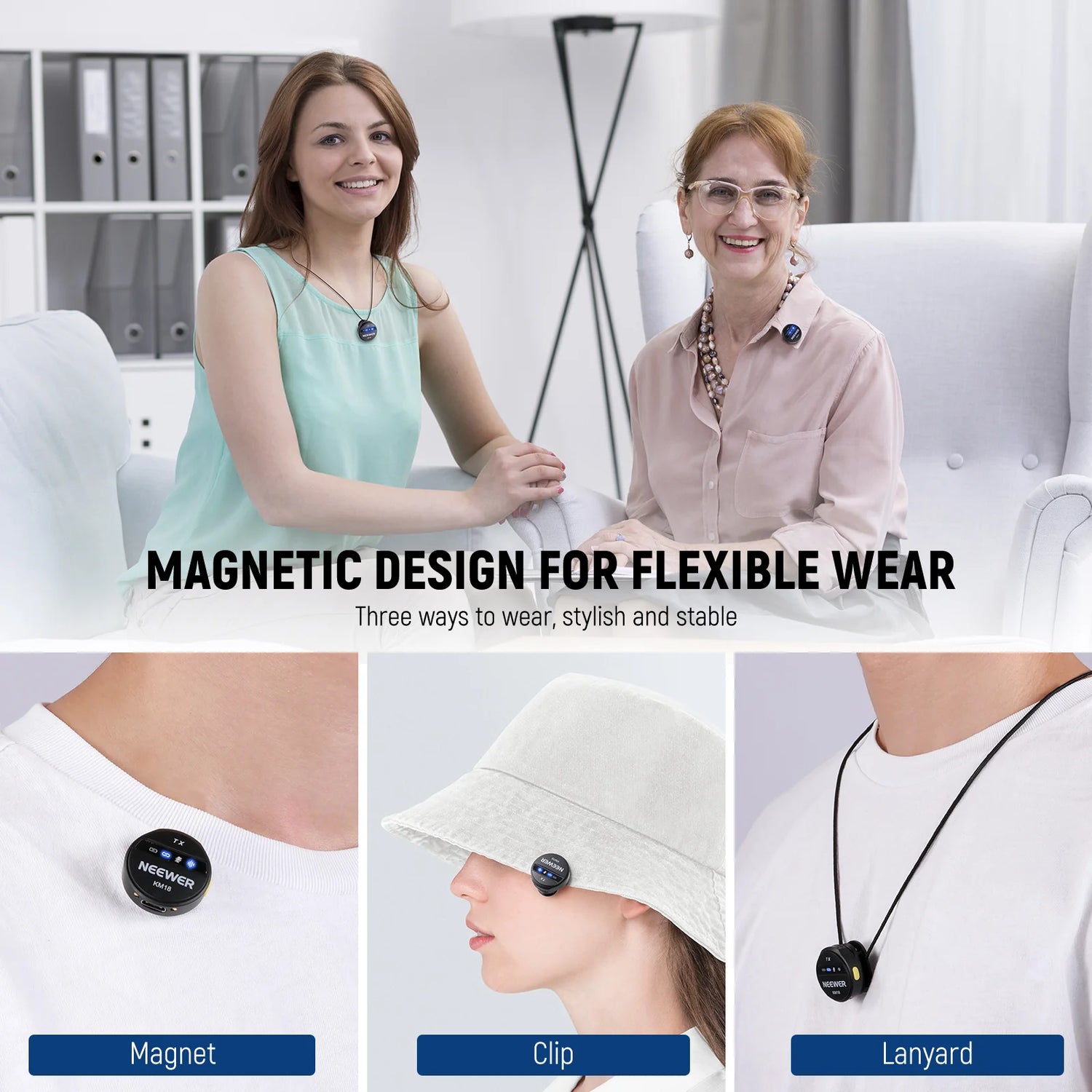 Neewer MINI  WIRELESS LAVALIER MICROPHONE KIT (KM18)