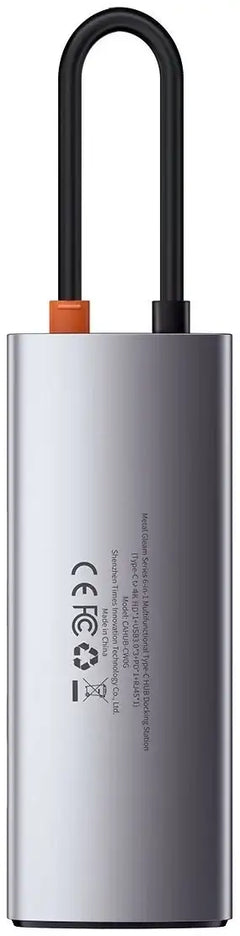 BASEUS | CAHUB-CX0G | Hub 5W1 Metal Gleam Series, Usb-C Do 3X Usb 3.0 + Hdmi + Usb-C Pd - GulfStore.com