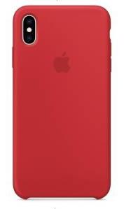 Apple iPhone XS Max Silicone Case - Red