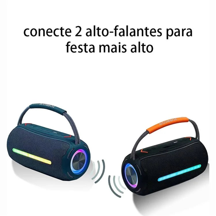 LD-BM360 , LEEDOR WIRELESS SPEAKER 2400MAH TWS LED WATERPROOF , BLACK