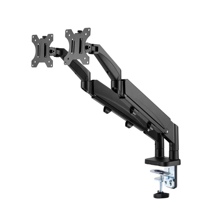 GAMEON GO-5350 Dual Monitor Arm, Stand And Mount For Gaming And Office Use, 17