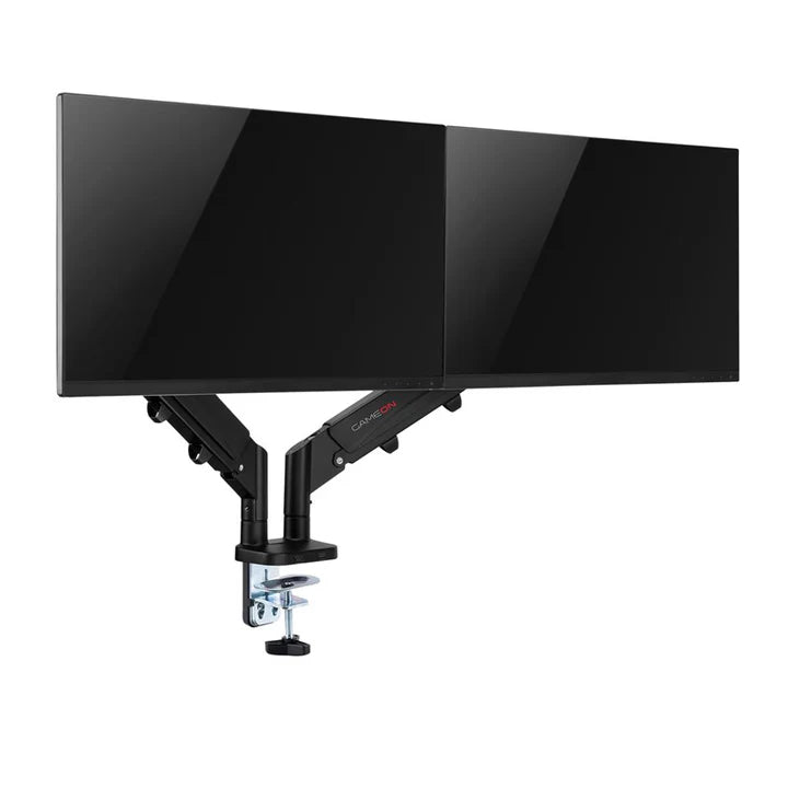 GAMEON GO-5350 Dual Monitor Arm, Stand And Mount For Gaming And Office Use, 17