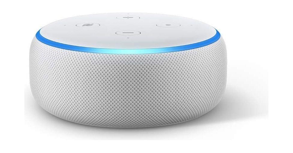 Amazon Echo Dot (3rd Gen) Smart Speaker with Alexa - Glacier White