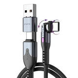 Statik | PUP-0455-10FT-CC | Statik PowerPivot Pro 100w Nylon Braided C-C Cable 3m