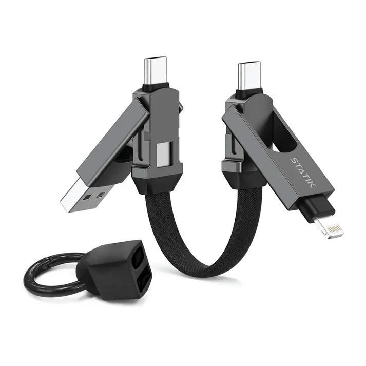 Statik | PUP-0530-BLK | Statik HexCharge Cable 4in1