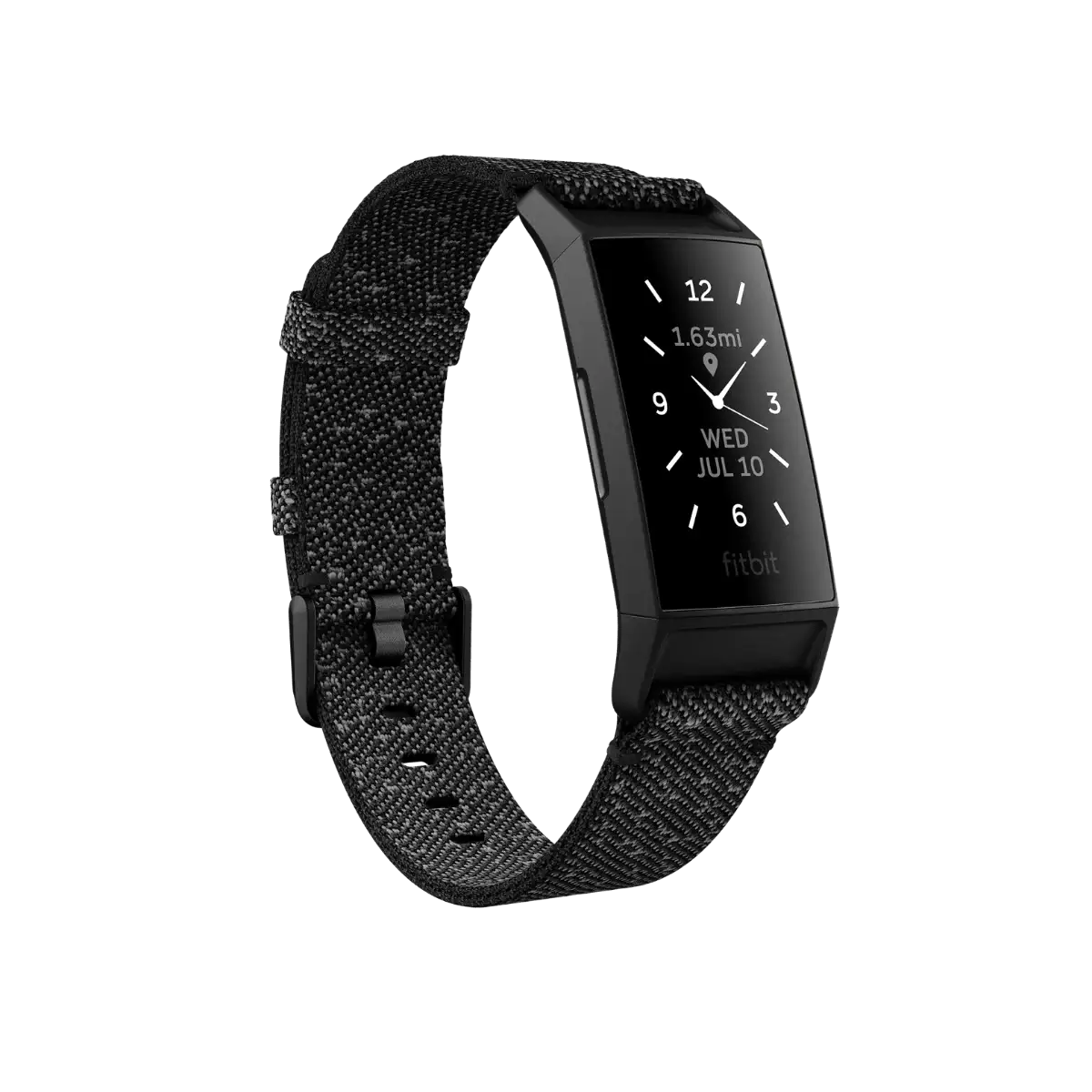Fitbit Charge 4 Fitness Wristband With GPS (NFC) SE - Granite Reflective Woven/ Black - GulfStore.com