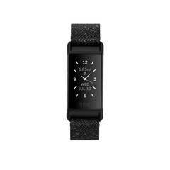 Fitbit Charge 4 Fitness Wristband With GPS (NFC) SE - Granite Reflective Woven/ Black - GulfStore.com