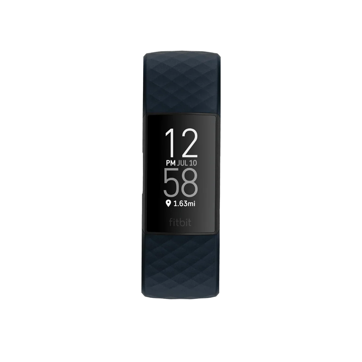 سوار اللياقة البدنية Fitbit Charge 4 مع نظام تحديد المواقع العالمي (NFC) - أزرق/أسود