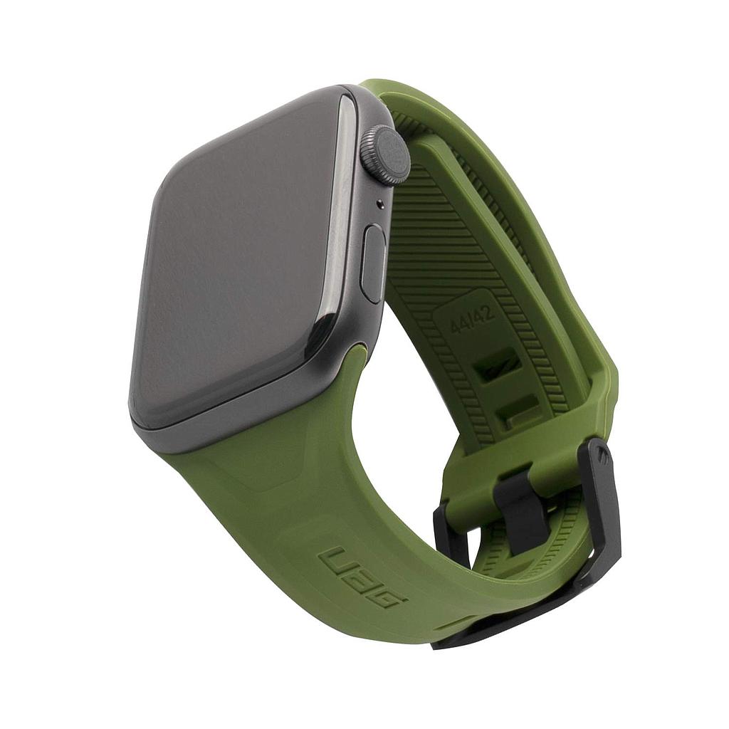 UAG Apple Watch 44mm/42mm Silicone Scout Strap - Olive