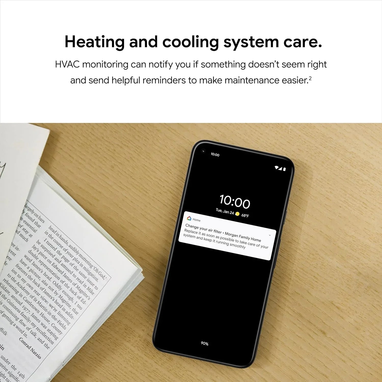T3018US | Google Nest Learning Thermostat | Mirror Black