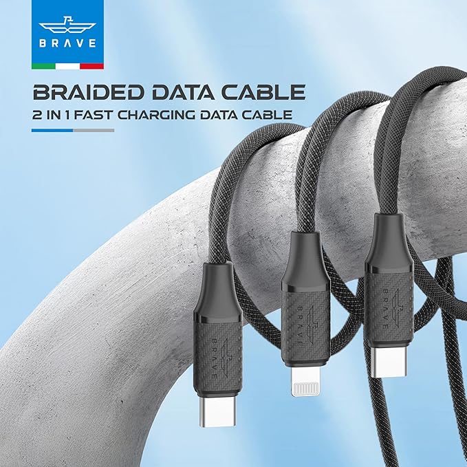 BDC-45 , BRAVE 2 in 1 60W Fast Charging Data Cable