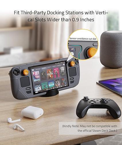 SYNTECH SILICONE PROTECTIVE CASE FOR STEAM DECK - GRAY